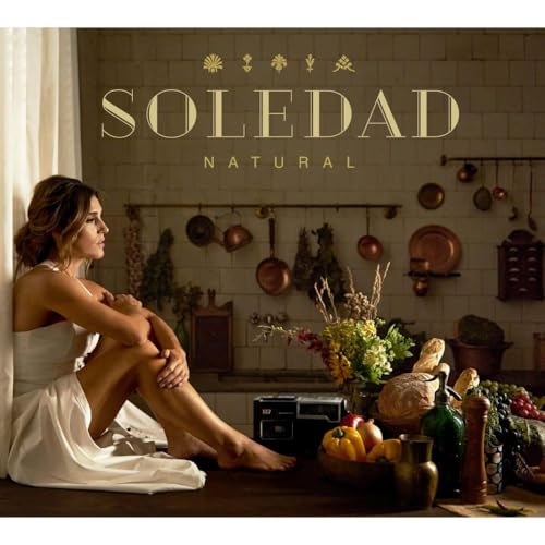 CD cover for “Soledad - Natural” featuring a woman and still life.