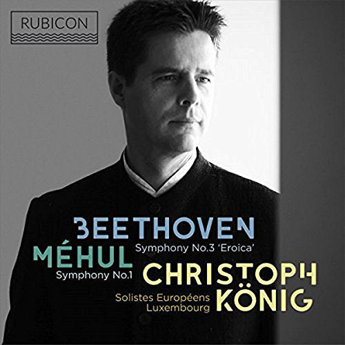 CD cover featuring a portrait of Christoph König with composer names.