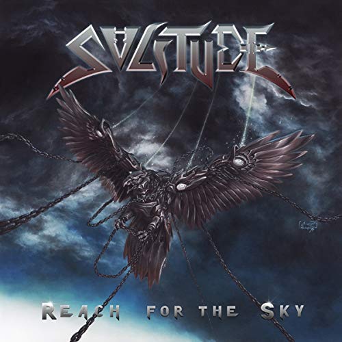 CD cover: metallic bird breaking chains against a stormy sky.