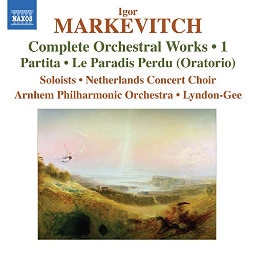 CD cover for Markevitch orchestral music, featuring a landscape painting.