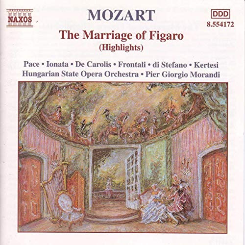 CD cover for Mozart's The Marriage of Figaro featuring a classical interior painting.