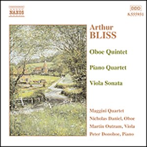 CD cover featuring a landscape painting and composer Arthur Bliss’s name.