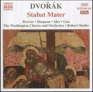 CD cover depicting a religious scene of mourning Christ, titled "Stabat Mater".