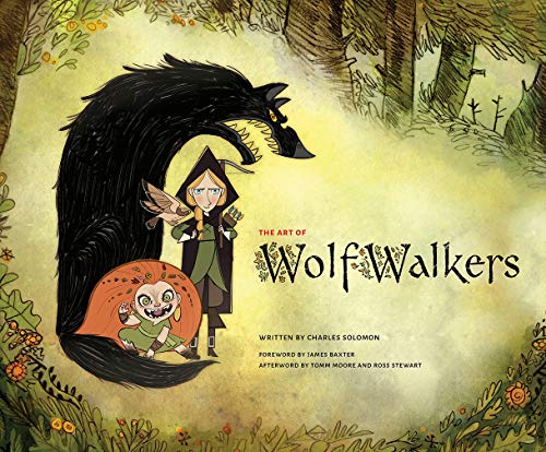 Book cover featuring a wolf, a girl transforming, and forest details.