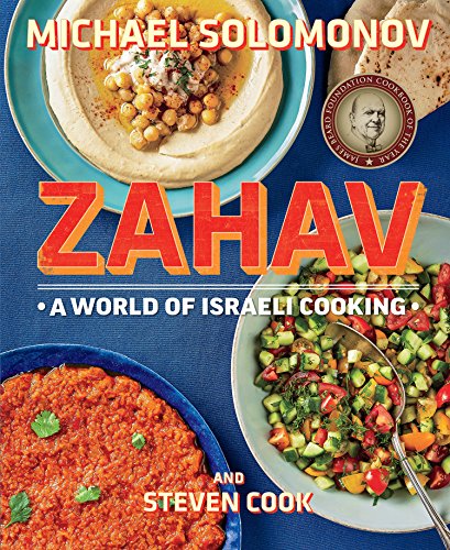 Cookbook cover for “Zahav,” featuring Israeli food and chef Michael Solomonov.