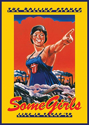 Rolling Stones "Some Girls" Blu-ray cover featuring a woman pointing upwards.