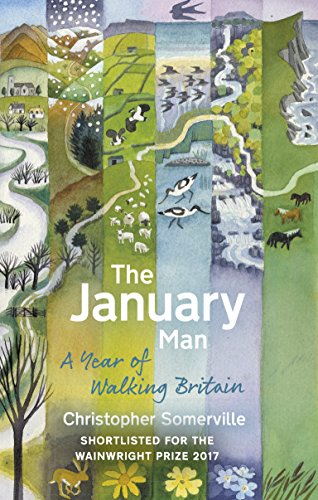 The image depicts a book cover with a colorful, illustrated landscape and white text.