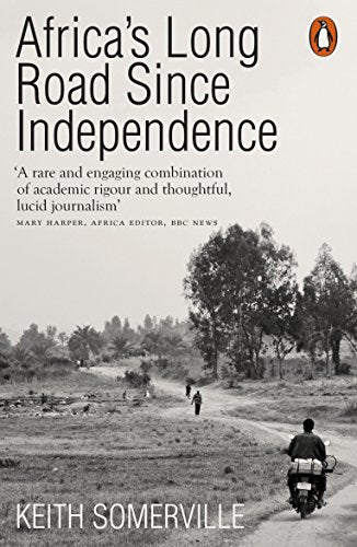 Book cover: "Africa's Long Road Since Independence" with a rural landscape.