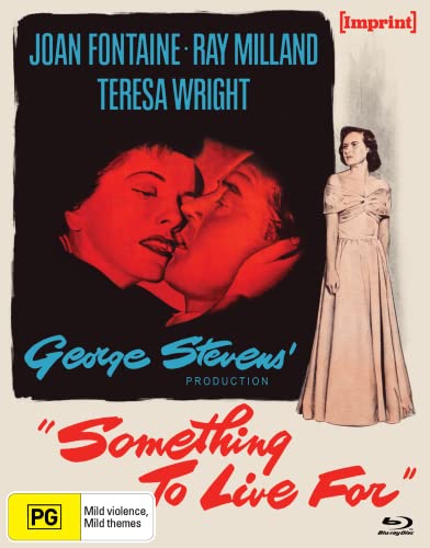 Blu-ray cover for Something to Live For featuring a couple and a woman standing.