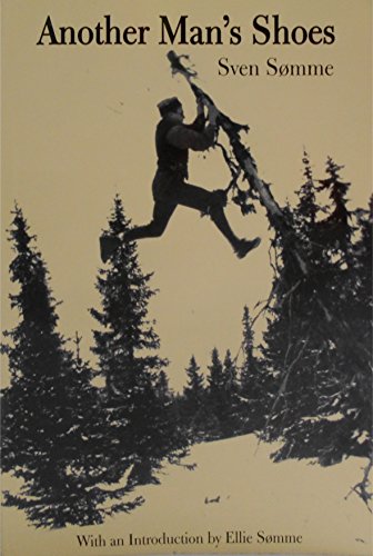 Book cover: "Another Man's Shoes" with a silhouetted figure climbing a tree.