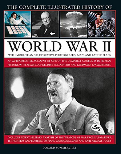 Book cover depicting World War II figures and a mushroom cloud.