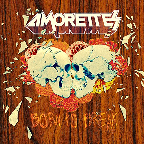 CD cover: skulls and flowers against a woodgrain and cracked paint background.