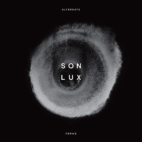 Son Lux “Alternate Forms” vinyl album cover, abstract gray swirl on black.