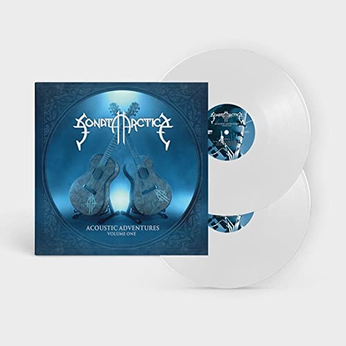 Sonata Arctica acoustic vinyl record with cover art featuring guitars.