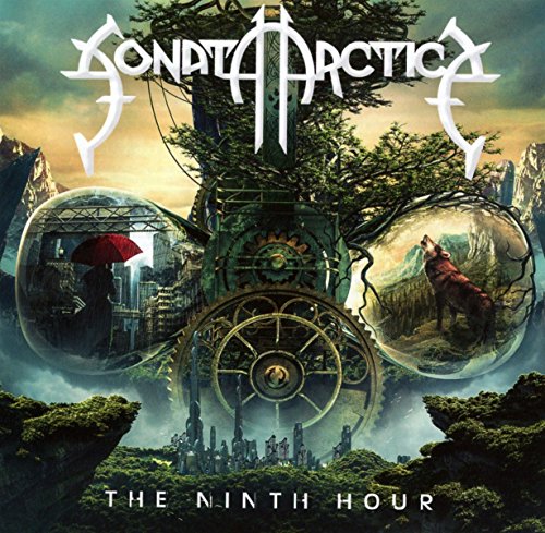 Sonata Arctica album cover: fantastical landscape with clockwork and figures.