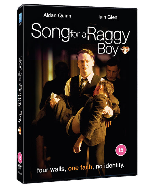 DVD cover art featuring a man carrying a boy, with film title and actors' names.