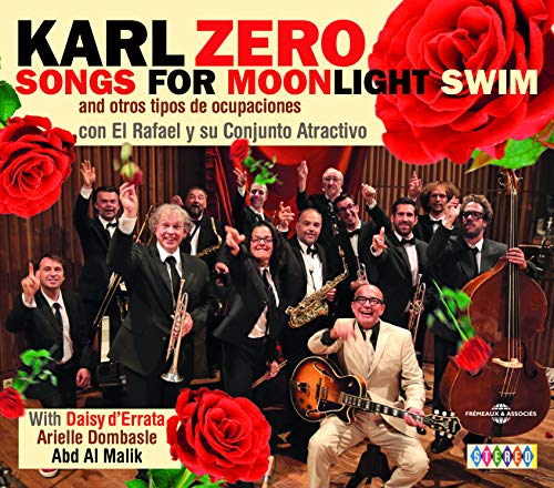 CD cover featuring Karl Zero, a band, and red roses.