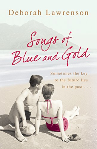 Book cover: couple on beach, "Songs of Blue and Gold" title.