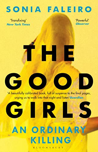Book cover: “The Good Girls” with a blurred image of two figures in yellow.