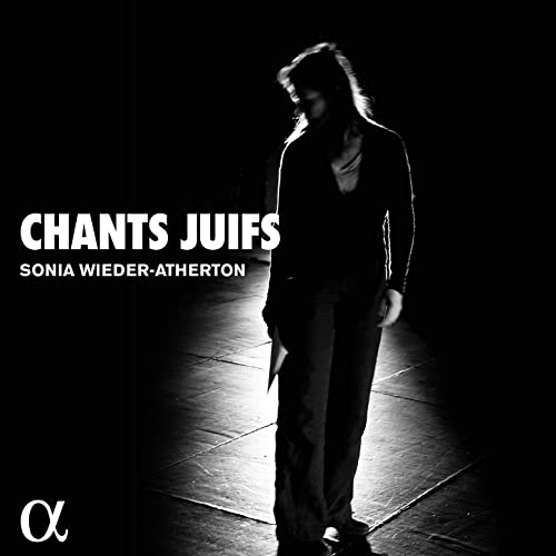 Black and white CD cover featuring Sonia Wieder-Atherton in profile.