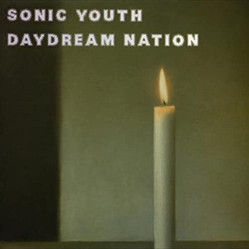 Sonic Youth’s Daydream Nation vinyl cover: a burning candle on beige.
