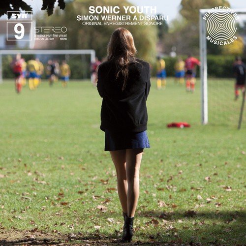 Sonic Youth album cover: woman facing a soccer field, back view.