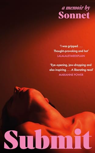 Book cover: "Submit," a memoir, featuring a person lying down.