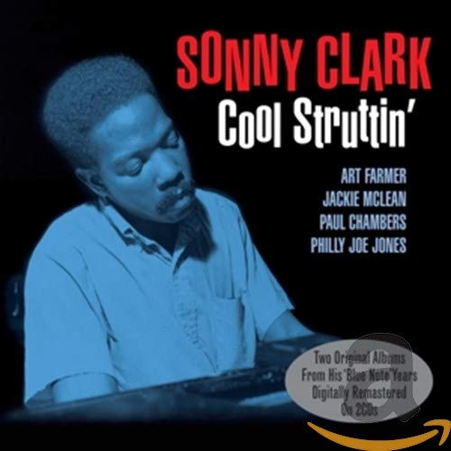 Sonny Clark "Cool Struttin'" CD cover featuring a portrait of the pianist.