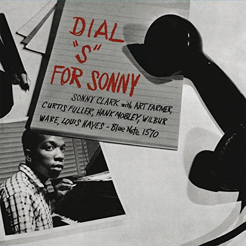 Album cover showing a notepad with title text, a telephone receiver, and Sonny Clark.
