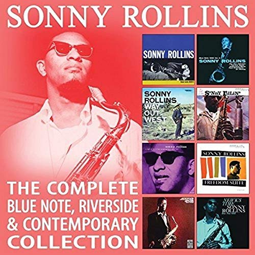 Sonny Rollins CD cover featuring the jazz musician with saxophone and album art.