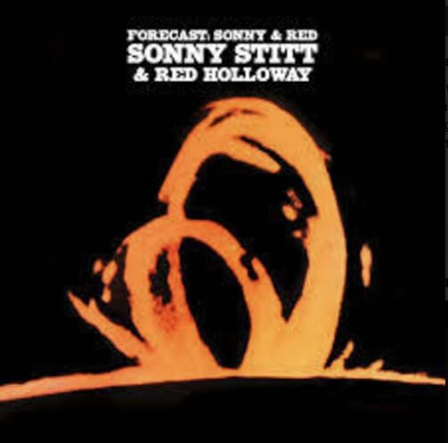 Album cover for "Forecast: Sonny & Red" featuring abstract orange shapes.