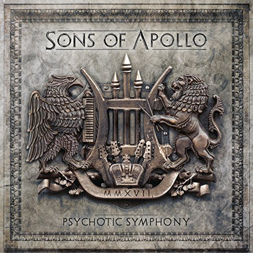 Sons Of Apollo album cover: griffin, lion, and coat of arms design.