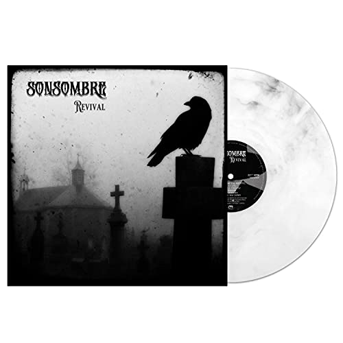 Sonsombre "Revival" vinyl record with a raven on a graveyard cover.