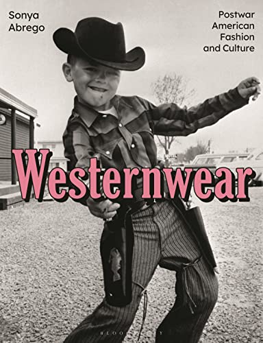 Book cover: young boy in Westernwear, with title “Westernwear” in pink.