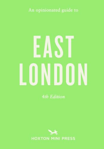Bright green book cover titled An Opinionated Guide to East London 4th Edition.