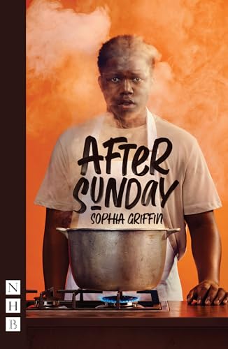Book cover: person with pot on stove, orange background, "After Sunday" text.