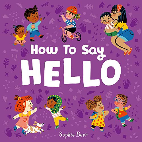 Illustrated cover of How to Say Hello featuring diverse children greeting each other.