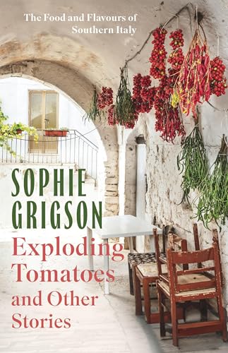 Book cover with hanging red peppers, rustic doorway, and title text.