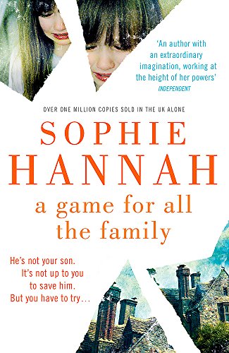 Book cover with author Sophie Hannah and title "a game for all the family".