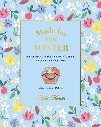 Cookbook cover with floral background, titled "Made for You: Winter.