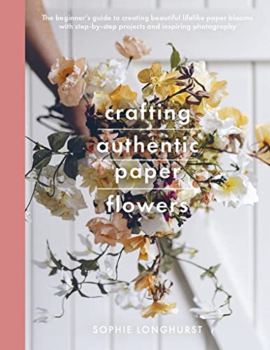 Book cover featuring a bouquet of handcrafted paper flowers.