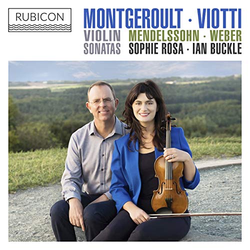 CD cover featuring musicians with a violin, landscape background.