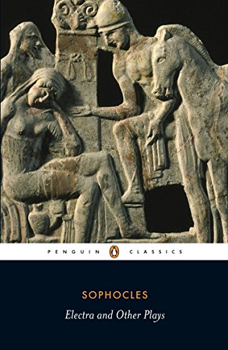 Penguin Classics book cover depicting ancient Greek sculpture, “Electra and Other Plays.”