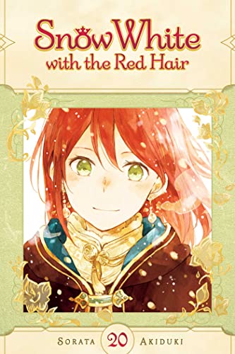 Manga cover featuring a portrait of a red-haired girl with green eyes.