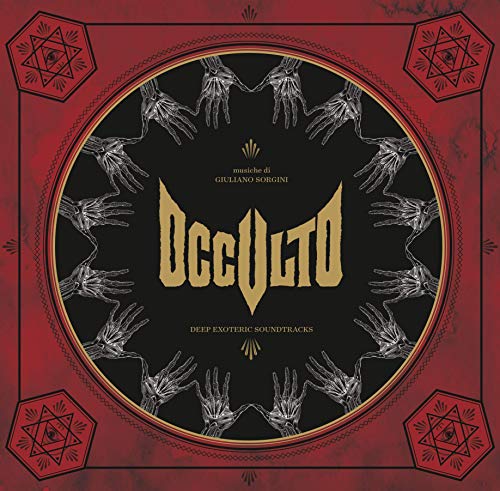 Vinyl record cover with dark, ornate design of hands and eyes.