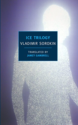 Book cover with a glowing, grainy white silhouette of a person on purple background.