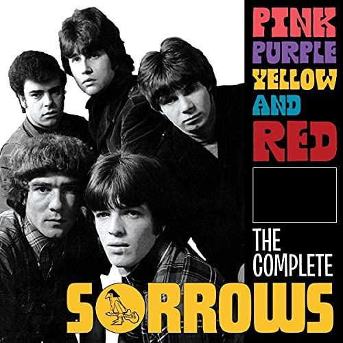 CD cover for "The Sorrows" featuring a black and white band photo.