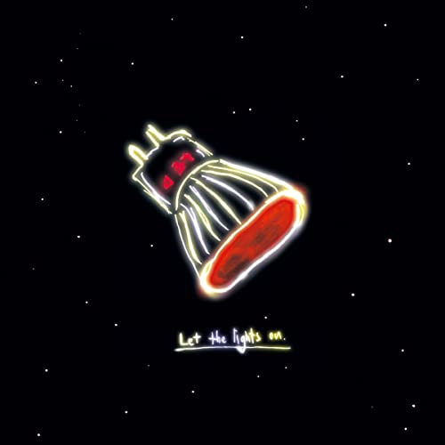 A glowing lightbulb illustration against a dark starry background with the text Let the lights on.