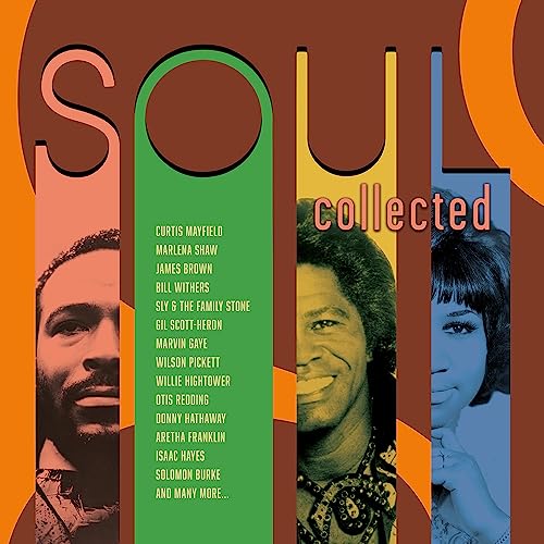 Album cover featuring portraits of soul artists and a list of names under SOUL.
