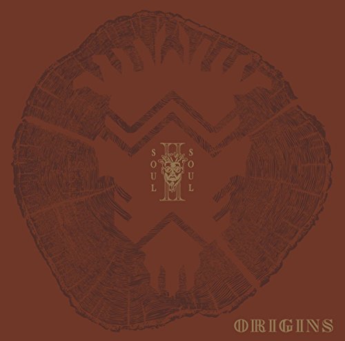 Brown album cover with "Soul II Soul" logo and "Origins" text, featuring a circular design.